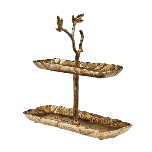 ALUMINIUM BIG CAKE STAND ROUND (ANTIQUE)